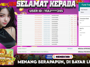 NENEK188 di Game Mahjong Ways Scatter RP.1.605.000 LUNAS bukti-2