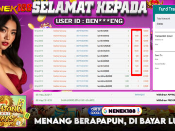 NENEK188 di Game Slot Mahjong Ways RP.4.016.000 LUNAS bukti-23
