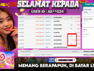 NENEK188 di Game Slot Sweet Bonanza 2500 RP.2.000.000 LUNAS bukti-30