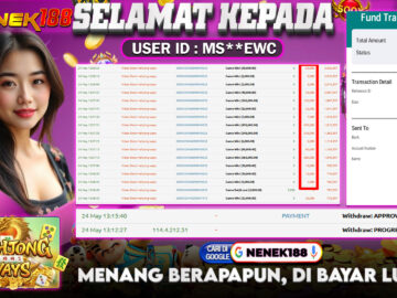 NENEK188 di Game Slot Mahjong Ways RP.2.500.000 LUNAS bukti-33