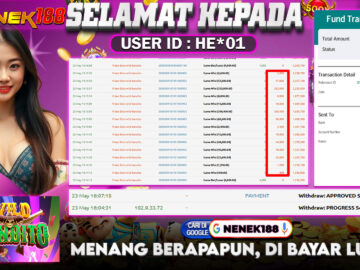 NENEK188 di Game Slot Gates of Wild Bandito RP.3.021.000 LUNAS bukti-35