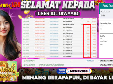 NENEK188 di Game Slot Mahjong Ways RP.3.000.000 LUNAS bukti-36