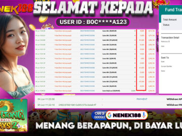 NENEK188 di Game Slot Mahjong Ways 2 RP.5.009.000 LUNAS bukti-37