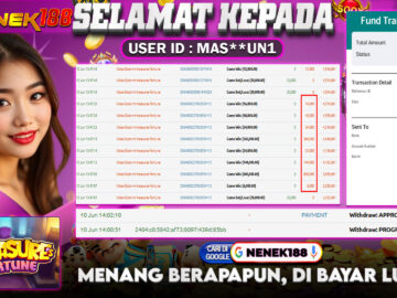 NENEK188 di Game Slot Mr Treasure Fortune RP.3.000.000 LUNAS bukti-39