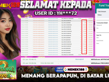 NENEK188 di Game Slot Mahjong Ways 2 RP.4.006.000 LUNAS bukti-45