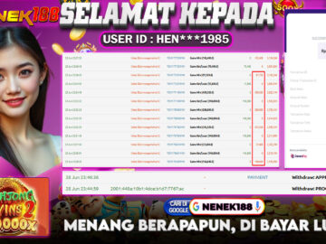 NENEK188 di Game Slot Mahjong Wins 2 RP.3.000.000 LUNAS bukti-48