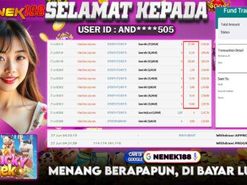 NENEK188 di Game Slot Lucky Neko RP.4.000.000 LUNAS bukti-50