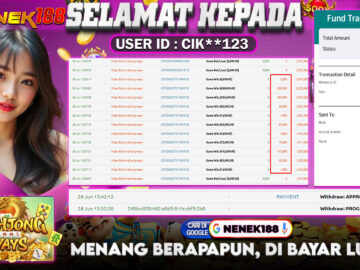 NENEK188 di Game Slot Mahjong Ways RP.4.500.000 LUNAS bukti-52
